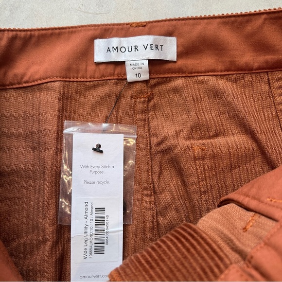 Amour Vert Wide Leg Utility Pant - Picture 3 of 7